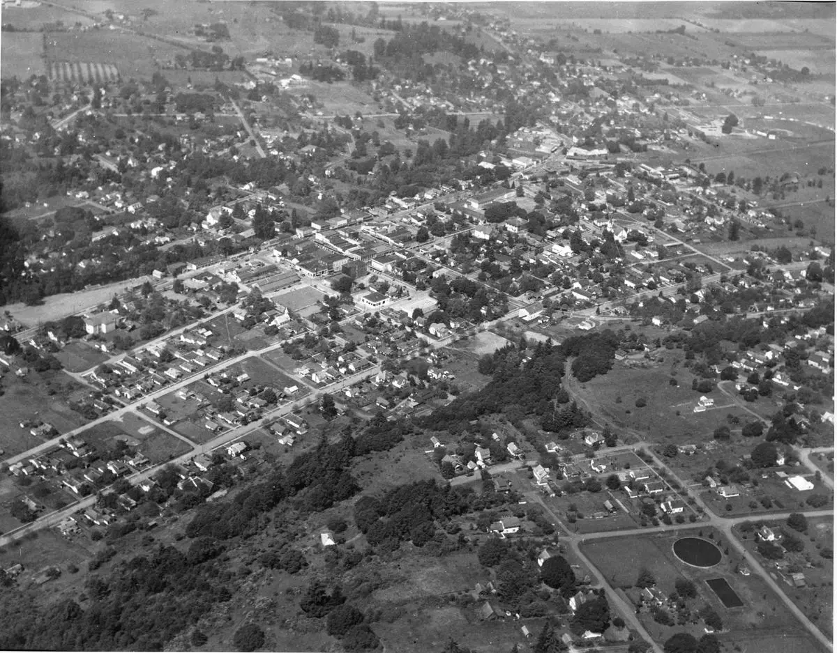 Historic Silverton 1938 aerial