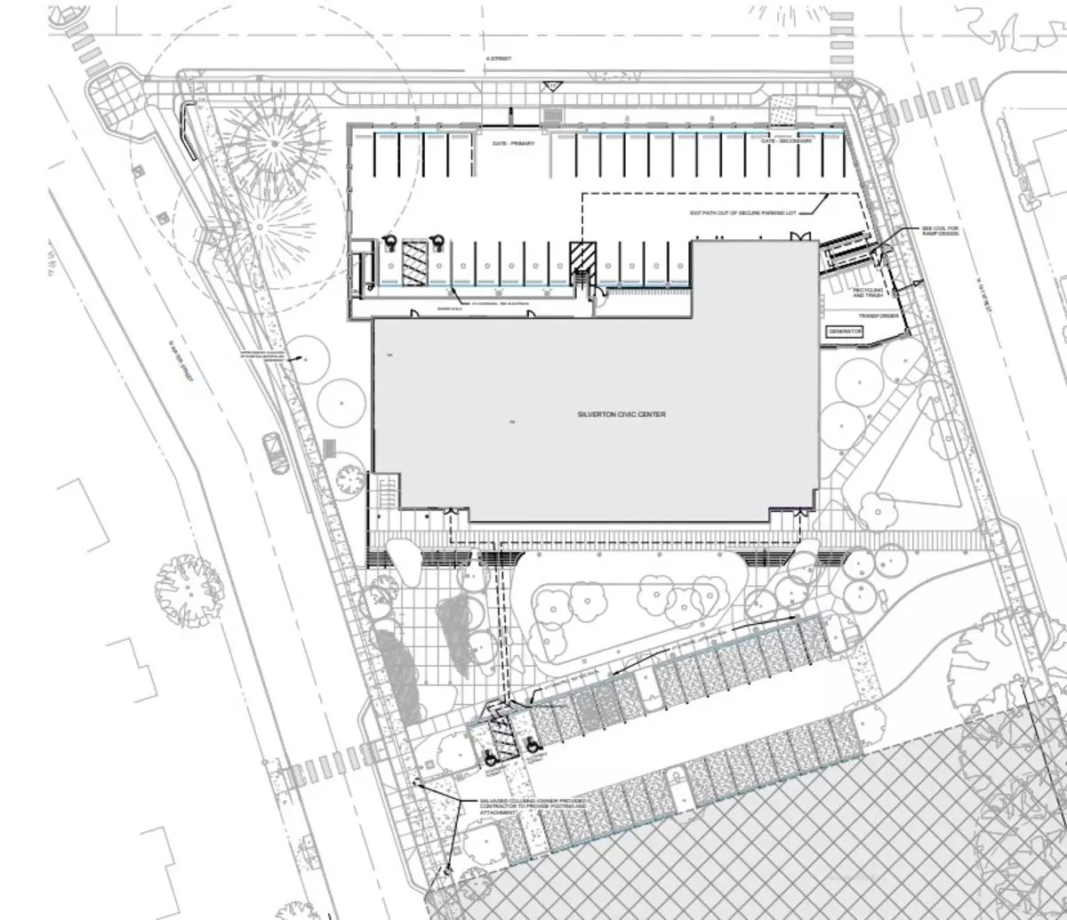 Civic Center plan set